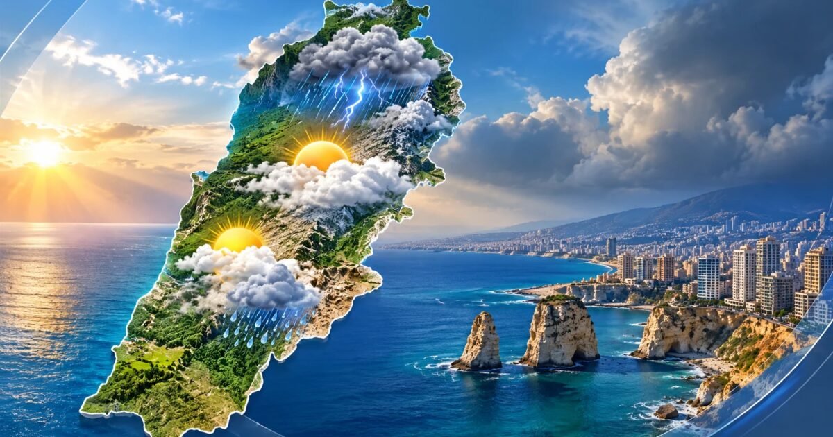 منخفض خريفي يقترب من لبنان.. أمطار متفرقة وبرق ورعد وتراجع ملحوظ في الحرارة - صورة مميزة منخفض خريفي يقترب من لبنان.. أمطار متفرقة وبرق ورعد وتراجع ملحوظ في الحرارة